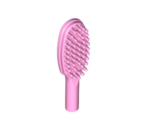 LEGO Bright Pink Hairbrush with Short Handle (10mm) (3852)