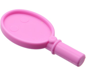 LEGO Bright Pink Hand Mirror with Heart