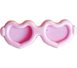 LEGO Fel roze Heart-Shaped Sunglasses