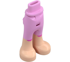 LEGO Světle růžová Boky s Pants s Bare feet (101129)