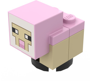 LEGO Světle růžová Minecraft Sheep - Lamb