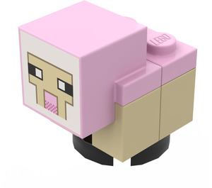 LEGO Bright Pink Minecraft Sheep - Lamb