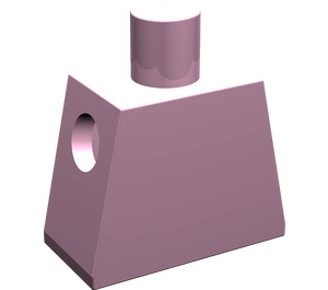 LEGO Fel roze Minifig Torso (3814 / 88476)
