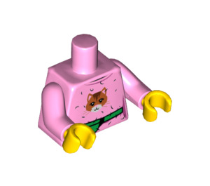 LEGO Rose Pétant Minifigurine Torse (973 / 88585)