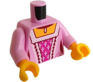 LEGO Světle růžová Minifigurka Trup Rococo Aristocrat (973 / 76382)