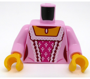 LEGO Bright Pink Minifig Torso Rococo Aristocrat (973 / 76382)