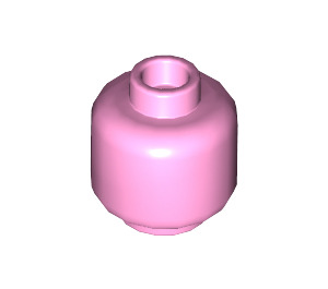 LEGO Fel roze Minifigure Hoofd (Verzonken Solid Stud) (3274 / 3626)