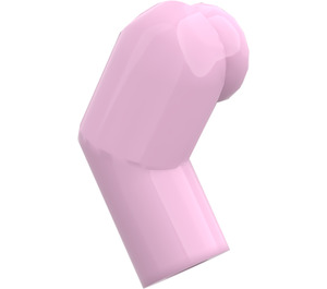 LEGO Fel roze Minifigure Rechtsaf Arm (3818)