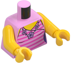 LEGO Fel roze Mom Minifiguur Torso (973 / 76382)