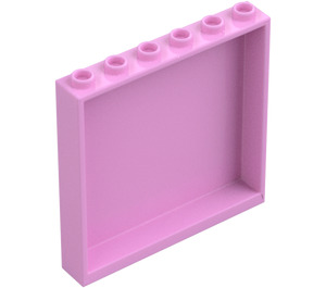 LEGO Rosa brillante Pannello 1 x 6 x 5 (35286 / 59349)