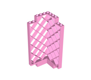 LEGO Bright Pink Panel 6 x 6 x 12 Corner Lattice (30016)