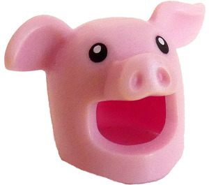 LEGO Světle růžová Pig Kryt hlavy kostýmu  (18060 / 49992)