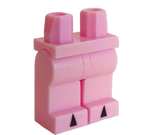 LEGO Fel roze Piggy Guy Minifiguur Heupen en benen (18268 / 49894)