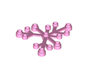 LEGO Leuchtend rosa Anlage Blätter 6 x 5 (2417)