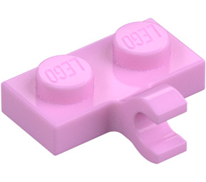 LEGO Leuchtendes Rosa Platte 1 x 2 mit Horizontaler Clip (11476 / 65458)