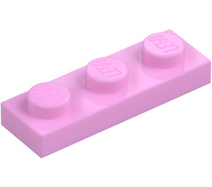 LEGO Leuchtendes Rosa Platte 1 x 3 (3623)