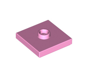 LEGO Bright Pink Plate 2 x 2 with Groove and 1 Center Stud (23893 / 87580)