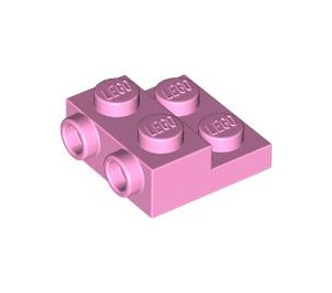 LEGO Leuchtend rosa Platte 2 x 2 x 0.7 mit 2 Bolzen auf Seite (4304 / 99206)