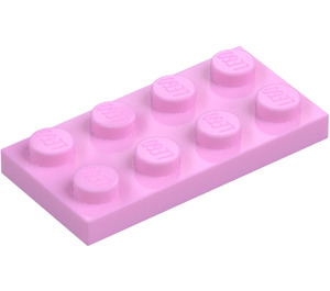 LEGO Jasnoróżowy Płytka 2 x 4 (3020)