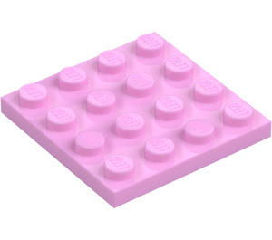 LEGO Bright Pink Plate 4 x 4 (3031)