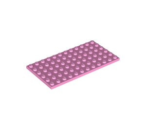 LEGO Leuchtend rosa Platte 6 x 12 (3028)