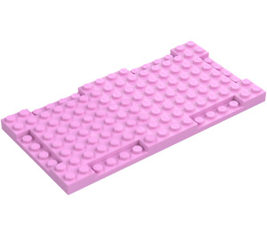 LEGO Klar rosa Plate 8 x 16 x 0.7 (2629)