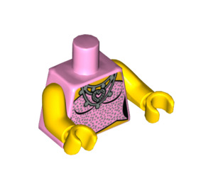 LEGO Fel roze Pop Ster Torso (973 / 88585)