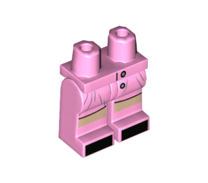 레고 밝은 분홍색 Queenie Goldstein ~와 함께 분홍색 정장 미니피규어 엉덩이와 다리 (3815 / 40295)