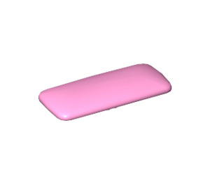 LEGO Klar rosa Rectangular Clikits Icon med Stift 1 x 3 (51035)