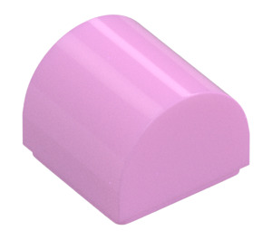 LEGO Bright Pink Slope 1 x 1 Curved (49307)