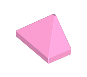 LEGO Bright Pink Slope 1 x 2 (45°) Triple with Inside Stud Holder (15571)