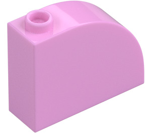 LEGO Rosa brillante Con pendiente 1 x 3 x 2 Curvo (33243)