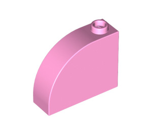 LEGO Bright Pink Slope 1 x 3 x 2 Curved (33243)