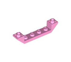 LEGO Leuchtend rosa Steigung 1 x 6 (45°) Doppelt Invertiert mit Open Center (52501)