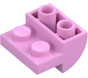 LEGO Jasnoróżowy Nachylenie 2 x 2 x 1 Zakrzywiony Odwrotny (1750)