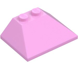 LEGO Bright Pink Slope 3 x 4 Double (45° / 25°) (4861)