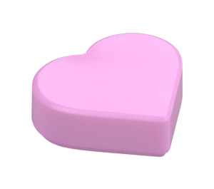 LEGO Bright Pink Tile 1 x 1 Heart (5529 / 39739)