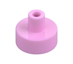 LEGO Leuchtendes Rosa Fliese 1 x 1 Rund mit Hollow Stange (20482 / 31561)