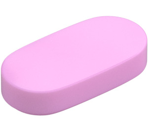 LEGO Bright Pink Tile 1 x 2 with Rounded Ends (1126)