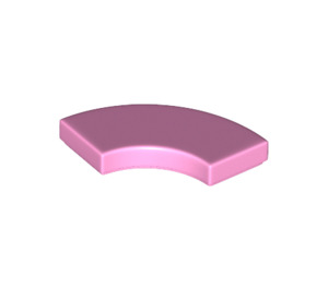LEGO Bright Pink Tile 2 x 2 Curved Corner (27925)