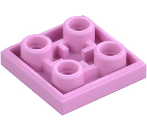 LEGO Bright Pink Tile 2 x 2 Inverted (11203)