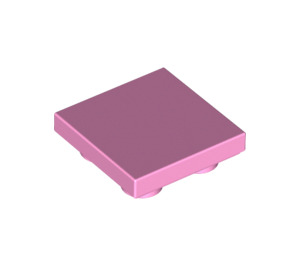 LEGO Fel roze Tegel 2 x 2 Omgekeerd (11203)