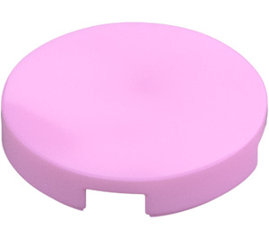 LEGO Bright Pink Tile 2 x 2 Round with "X" Bottom (4150)