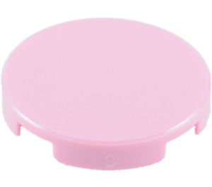LEGO Bright Pink Tile 2 x 2 Round with "X" Bottom (4150)