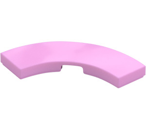 LEGO Bright Pink Tile 3 x 3 Curved Corner (79393)