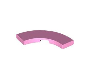 LEGO Bright Pink Tile 3 x 3 Curved Corner (79393)
