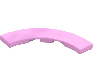 LEGO Bright Pink Tile 4 x 4 Curved Corner with Cutouts (3477 / 27507)