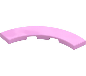 LEGO Bright Pink Tile 4 x 4 Curved Corner with Cutouts (3477 / 27507)