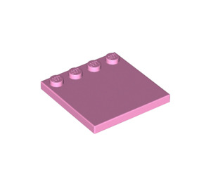 LEGO Fel roze Tegel 4 x 4 met Studs Aan Rand (6179)