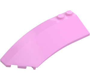 LEGO Bright Pink Wedge Curved 3 x 8 x 2 Left (41750 / 42020)